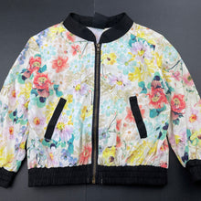 Load image into Gallery viewer, Girls Sista, lightweight floral zip up jacket, EUC, size 2,  