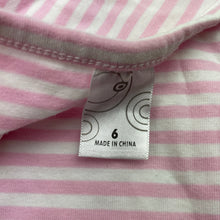 Load image into Gallery viewer, Girls Target, striped stretchy long sleeve top, EUC, size 6,  