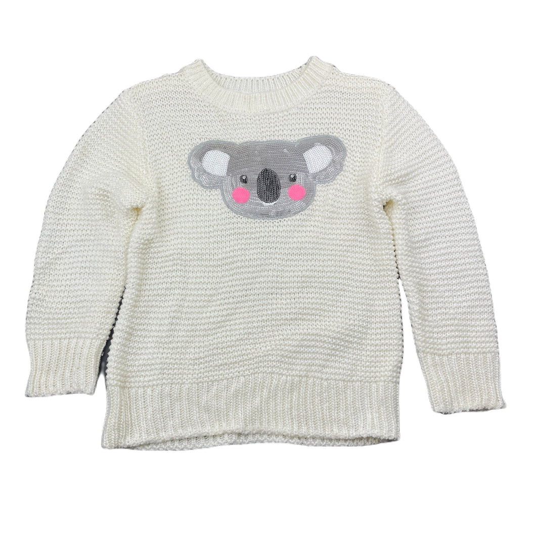 Girls Target, knitted sweater / jumper, koala, GUC, size 3,  