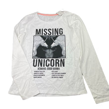 Load image into Gallery viewer, Girls Favourites, cotton long sleeve top, unicorns, NEW, size 16,  