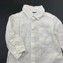 Load image into Gallery viewer, Boys Anko, linen/cotton long sleeve shirt, EUC, size 1,  