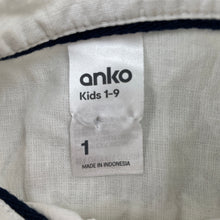 Load image into Gallery viewer, Boys Anko, linen/cotton long sleeve shirt, EUC, size 1,  