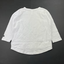 Load image into Gallery viewer, unisex Bonds, white cotton long sleeve top, EUC, size 4,  