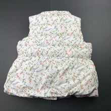 Load image into Gallery viewer, Girls GAP, floral puffer vest / sleeveless jacket, EUC, size 4,  