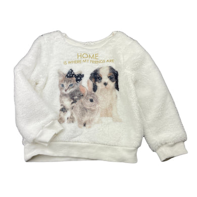 Girls H&M, soft fleece sweater / jumper, GUC, size 2,  