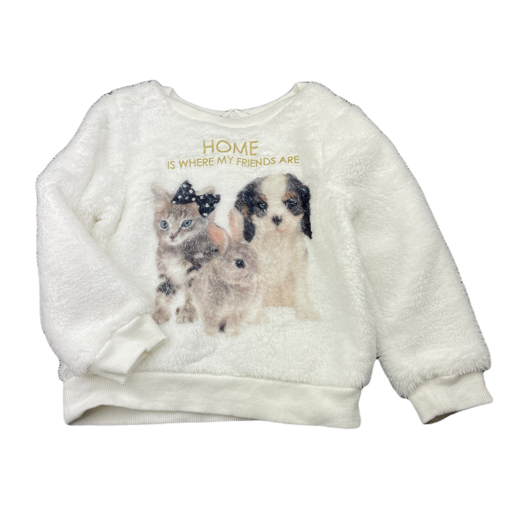 Girls H&M, soft fleece sweater / jumper, GUC, size 2,  