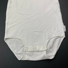 Load image into Gallery viewer, unisex Bonds, white stretchy singletsuit / romper, FUC, size 00,  