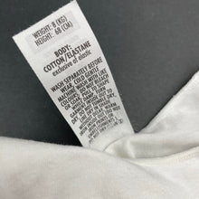 Load image into Gallery viewer, unisex Bonds, white stretchy singletsuit / romper, FUC, size 00,  