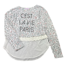 Load image into Gallery viewer, Girls Mango, lightweight knit long sleeve top, EUC, size 10,  