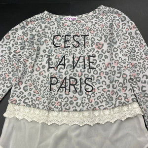 Girls Mango, lightweight knit long sleeve top, EUC, size 10,  