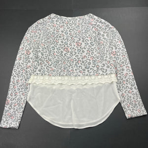 Girls Mango, lightweight knit long sleeve top, EUC, size 10,  