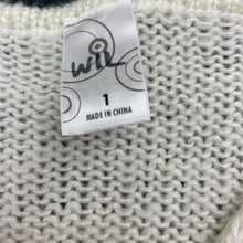 Load image into Gallery viewer, Girls Target, embroidered knitted cardigan / sweater, GUC, size 1,  