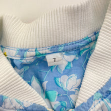 Load image into Gallery viewer, Girls hide &amp; SEEK, lightweight floral cotton zip up jacket, EUC, size 7,  