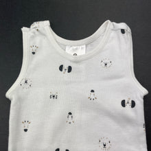 Load image into Gallery viewer, unisex Target, cotton singlet top, animals, EUC, size 0000,  