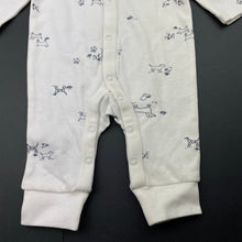 Load image into Gallery viewer, unisex Target, organic cotton romper, dogs, EUC, size 0000,  