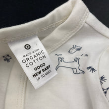 Load image into Gallery viewer, unisex Target, organic cotton romper, dogs, EUC, size 0000,  
