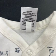Load image into Gallery viewer, unisex Target, organic cotton romper, dogs, EUC, size 0000,  