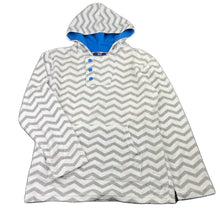 Load image into Gallery viewer, unisex L&amp;D, terry hooded beach cover top, FUC, size 10,  