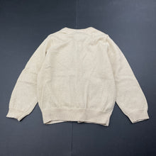 Load image into Gallery viewer, Girls Emerson, metallic gold lightweight knit cardigan, EUC, size 2,  