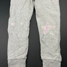 Load image into Gallery viewer, Girls Seed, grey cotton track pants, elasticated, Inside leg: 41cm, EUC, size 5,  