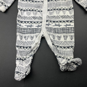 unisex Dymples, cotton coverall / romper, GUC, size 0000,  