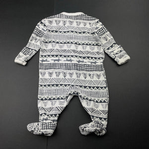 unisex Dymples, cotton coverall / romper, GUC, size 0000,  