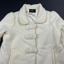 Load image into Gallery viewer, Girls Bardot Junior, cream wool blend jacket / coat, FUC, size 2,  