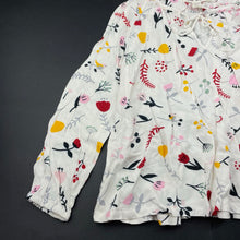 Load image into Gallery viewer, Girls Country Road, viscose long sleeve floral long sleeve top, NEW, size 6,  