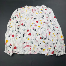 Load image into Gallery viewer, Girls Country Road, viscose long sleeve floral long sleeve top, NEW, size 6,  