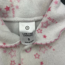Load image into Gallery viewer, Girls Target, fleece coverall / romper, FUC, size 0,  