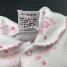 Load image into Gallery viewer, Girls Target, fleece coverall / romper, FUC, size 0,  