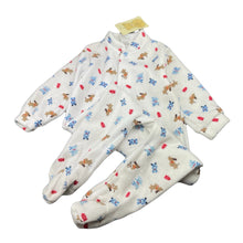Load image into Gallery viewer, unisex Baby Biz, fleece coverall / romper, dogs, NEW, size 2,  