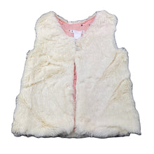 Load image into Gallery viewer, Girls Target, cream faux fur vest, EUC, size 4,  