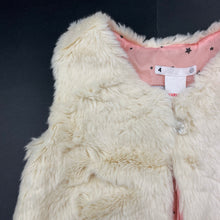 Load image into Gallery viewer, Girls Target, cream faux fur vest, EUC, size 4,  