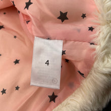 Load image into Gallery viewer, Girls Target, cream faux fur vest, EUC, size 4,  