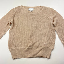 Load image into Gallery viewer, Girls Witchery, metallic gold lightweight sweater / jumper, EUC, size 4,  