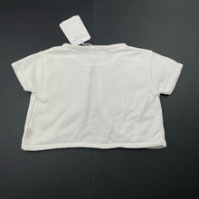 Load image into Gallery viewer, Girls Korango, white cotton cropped short sleeve cardigan, NEW, size 4,  