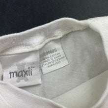 Load image into Gallery viewer, unisex Maxii, white cotton long sleeve top, GUC, size 2,  