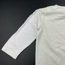 Load image into Gallery viewer, unisex Maxii, white cotton long sleeve top, GUC, size 2,  