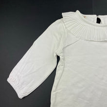 Load image into Gallery viewer, Girls QUEEN BABY, white cotton long sleeve top, GUC, size 3,  