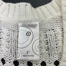 Load image into Gallery viewer, Girls Target, cream knitted cardigan, EUC, size 7,  