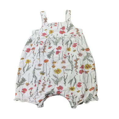 Girls Dymples, floral summer romper, FUC, size 000,  