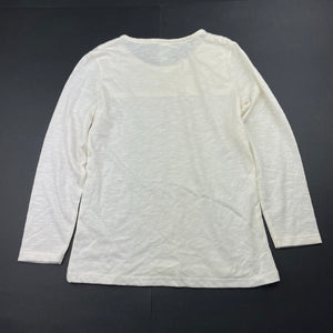 Girls Miss Understood, cream long sleeve top, lace detail, EUC, size 7,  