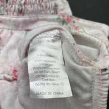 Load image into Gallery viewer, Girls Plum Precious, floral cotton summer romper, GUC, size 00,  