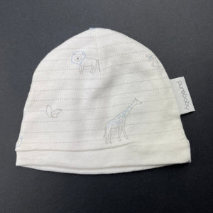 unisex purebaby, set of 2 organic cotton hats (up to 2kg), EUC, size 00000,  