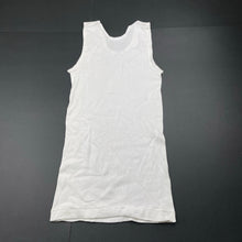 Load image into Gallery viewer, Boys Bonds, white cotton chesty singlet top, EUC, size 14,  