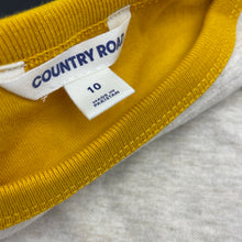 Load image into Gallery viewer, Boys Country Road, oatmeal &amp; mustard long sleeve top, EUC, size 10,  