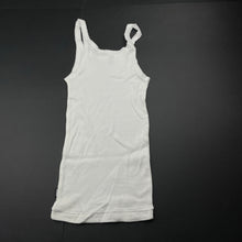 Load image into Gallery viewer, Girls Bonds, soft feel white cotton singlet top, EUC, size 6,  