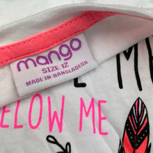 Load image into Gallery viewer, Girls Mango, cotton long sleeve t-shirt / top, EUC, size 12,  
