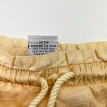 Load image into Gallery viewer, Girls Target, orange cotton shorts, elasticated, EUC, size 7,  